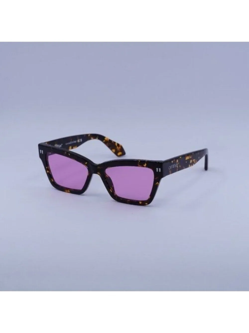 Off-White OERI110 CINCINNATI 6030 Sunglasses Havana Cat Eye